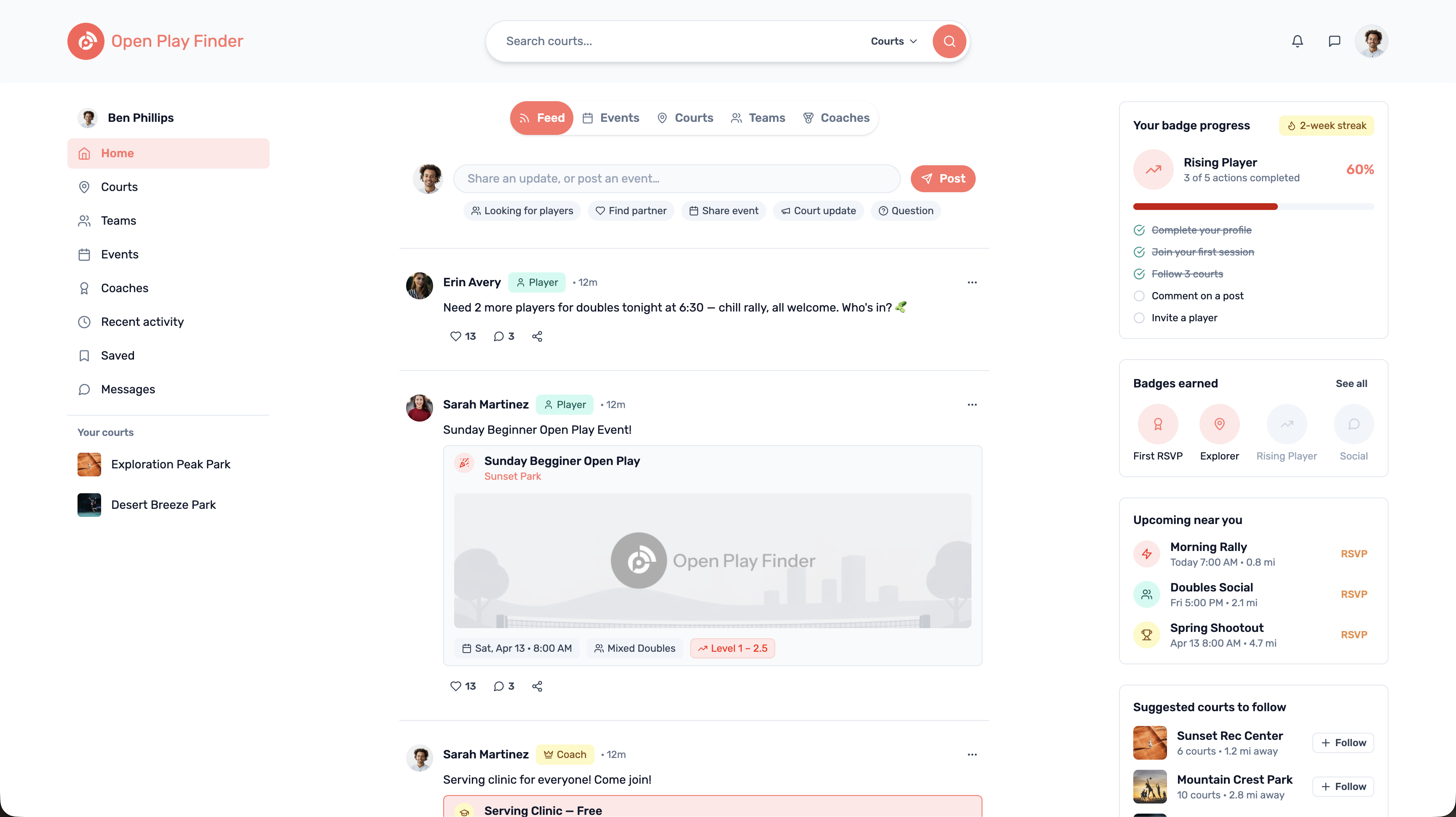 Community feed